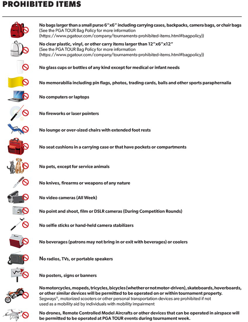 Prohibited Items